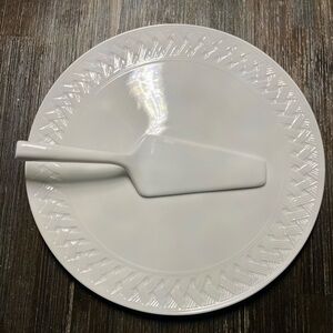 Martha Stewart 12” Cake Plate with 10” ceramic Spatula | Exclusive to Macy’s